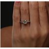 Image 1 : Platinum 1.19ctw Diamond Ring