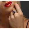 Image 3 : 14KT Yellow Gold 3.12ct Tanzanite and Diamond Ring