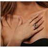 Image 3 : 14KT Rose Gold 1.66ct Emerald and Diamond Ring