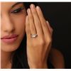 Image 3 : 18KT White Gold 1.11ctw Diamond Ring