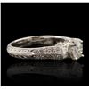 Image 5 : 18KT White Gold 1.11ctw Diamond Ring