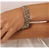 Image 3 : 18KT White Gold 19.79tcw Diamond Ribbon Bracelet