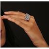 Image 2 : 18KT White Gold 3.43ctw Diamond Ring