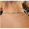Image 4 : 14KT White Gold 25.72ct Opal and Diamond Pendant with Chain