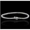 Image 5 : 14KT White Gold 2.37ctw Diamond Bracelet