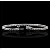 Image 6 : 14KT White Gold 2.37ctw Diamond Bracelet