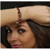 Image 1 : Ladies Vintage Pery 14KT Rose Gold 1.80cts Ruby and Diamond Wristwatch