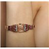 Image 2 : Ladies Vintage Pery 14KT Rose Gold 1.80cts Ruby and Diamond Wristwatch