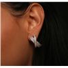 Image 1 : 14KT Yellow Gold 1.20ctw Diamond Earrings
