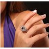 Image 1 : 14KT White and Yellow Gold 0.40ct Tanzanite and Diamond Ring