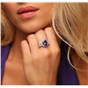 Image 1 : 14KT Two-Tone Gold 4.24ct Tanzanite and Diamond Ring