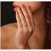 Image 2 : 14KT White Gold 1.89ctw Brilliant Cut Diamond Ring