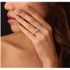 Image 3 : 14KT White Gold 1.89ctw Brilliant Cut Diamond Ring