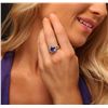 Image 3 : 14KT Yellow Gold 3.04ct Tanzanite and Diamond Ring