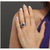Image 1 : 14KT White Gold 3.60ct Tanzanite and Diamond Ring