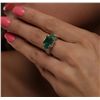 Image 1 : 14KT White Gold 4.12ct Emerald Ring