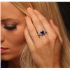 Image 1 : 14KT Two-Tone Gold 2.87ct Tanzanite and Diamond Ring
