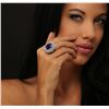Image 3 : 14KT White Gold GIA Certified 14.74ct Tanzanite and Diamond Ring