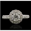 Image 4 : 14KT White Gold 1.65ctw Diamond Ring