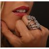 Image 3 : 18KT White Gold 3.04ctw Diamond Ring