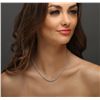 Image 3 : 18KT White Gold 5.25ctw Diamond Necklace
