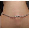 Image 4 : 18KT White Gold 5.25ctw Diamond Necklace