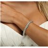 Image 3 : Platinum 27.50ctw Diamond Tennis Bracelet