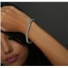 Image 6 : Platinum 27.50ctw Diamond Tennis Bracelet