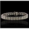 Image 7 : Platinum 27.50ctw Diamond Tennis Bracelet