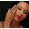 Image 3 : 14KT White Gold 7.53ct Emerald and Diamond Ring