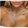 Image 4 : 18KT White Gold 22.61ctw Diamond Necklace