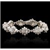Image 3 : 14KT White Gold 15.10ctw Diamond Bracelet