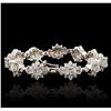 Image 4 : 14KT White Gold 15.10ctw Diamond Bracelet