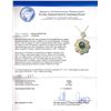 Image 7 : 14KT White Gold 24.20ct Blue Star Sapphire and Diamond Pendant with Chain