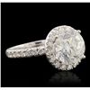 Image 5 : 14KT White Gold 5.02ct EGL Certified Brilliant Cut Diamond Ring