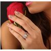 Image 1 : 14KT White Gold 0.77ct SI2/G EGL USA Certified Diamond Ring