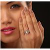 Image 2 : 14KT White Gold 0.77ct SI2/G EGL USA Certified Diamond Ring