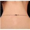 Image 3 : 14KT White Gold 4.36ct Emerald and Diamond Pendant With Chain