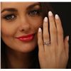 Image 1 : Palladium 1.42ctw Diamond Ring