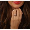 Image 2 : Palladium 1.42ctw Diamond Ring