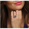 Image 3 : 14KT Yellow Gold 2.47ct Tanzanite and Diamond Ring