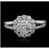 Image 4 : 14KT White Gold 1.53ctw Diamond Ring