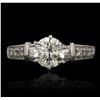 Image 4 : Platinum 1.02ct I-1/K Diamond Ring