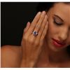 Image 3 : 14KT Rose Gold 2.77ct Tanzanite and Diamond Ring