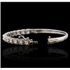 Image 6 : 14KT White Gold 1.74ctw Diamond Bracelet