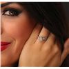 Image 1 : 18KT White Gold 1.41ctw Diamond Ring