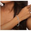 Image 2 : 14KT White Gold 2.89ctw Diamond Tennis Bracelet