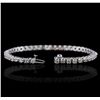 Image 6 : 14KT White Gold 2.89ctw Diamond Tennis Bracelet