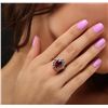 Image 1 : 14KT Yellow Gold 4.10ct Ruby and Diamond Ring