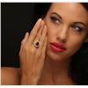 Image 3 : 14KT Yellow Gold 4.29ct Ruby and Diamond Ring